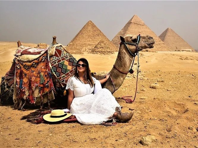 Camel and Pyramids - Egypt Packages