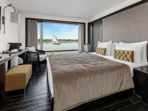 Darakum Nile Cruise Cabin King bed -NileCruisers