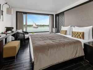 Darakum Nile Cruise Cabin King bed -NileCruisers