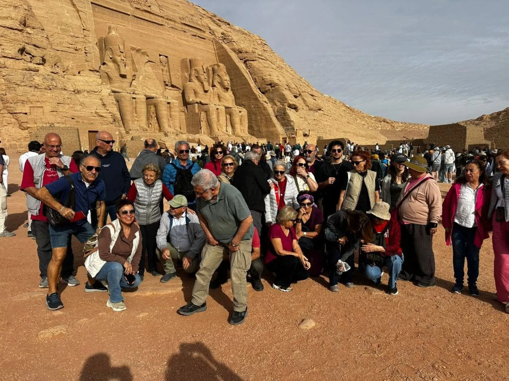 Nile Cruisers Group at Abu Simbel