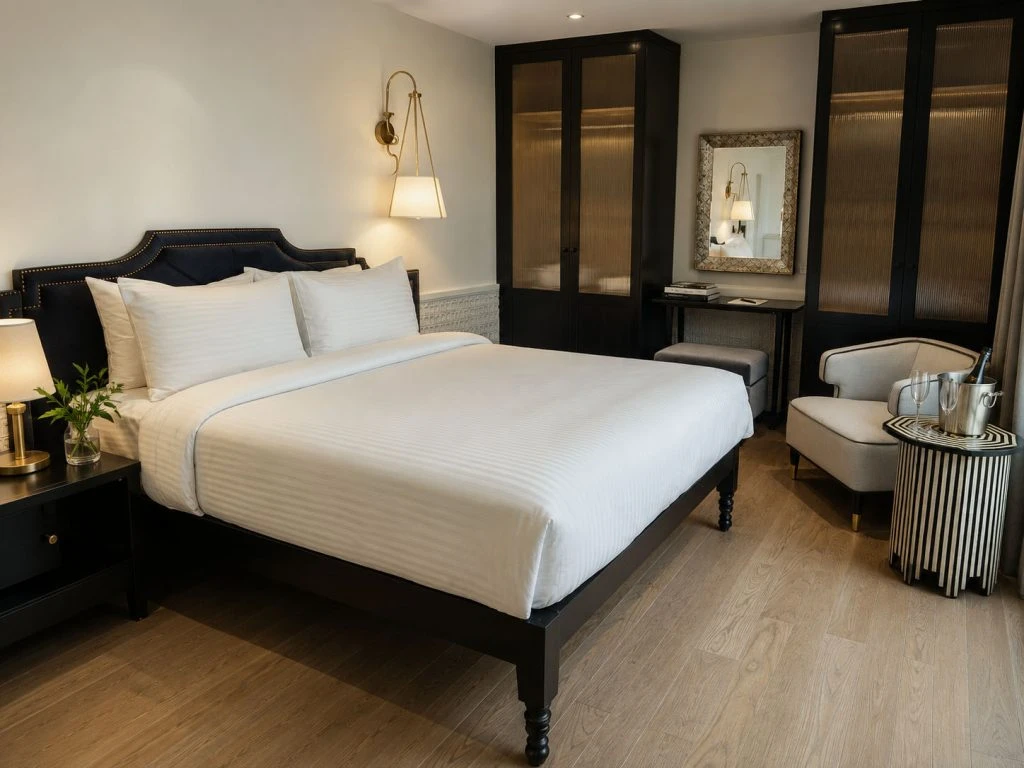 Senior Suite aboard Mövenpick SB Hayah Dahabiya with elegant interior furnishings